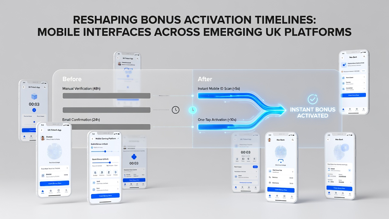User completing bonus activation via mobile biometric prompt on an emerging platform